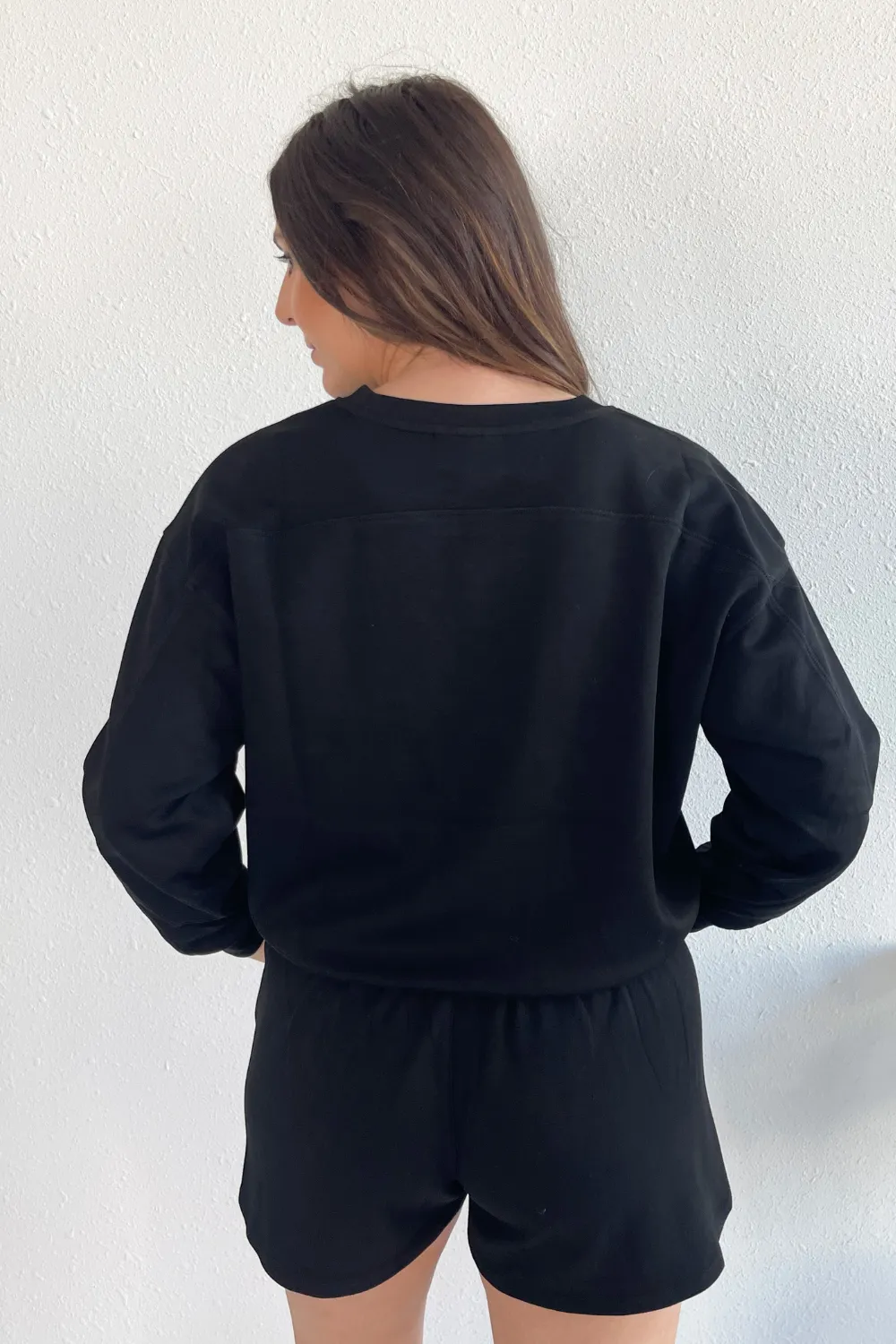 Soft Texture Relaxed Fit Sweatshirt