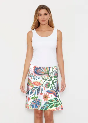 Spring Fantasy Pink (17225) ~ Silky Brenda Skirt 21 inch