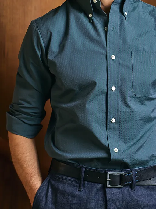 Stanley Seersucker (Green)