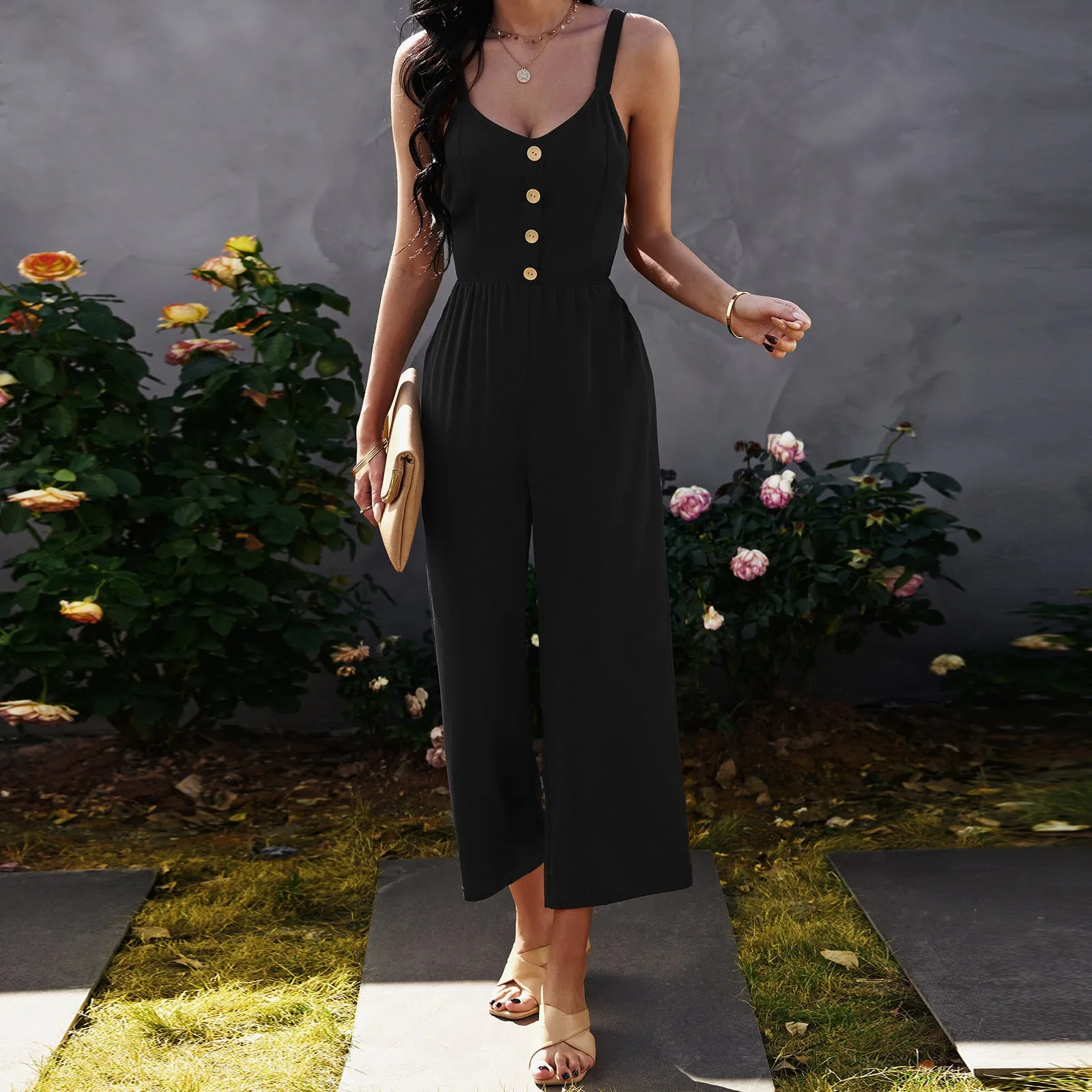 Strapless Backless Slim Fit Jumpsuit