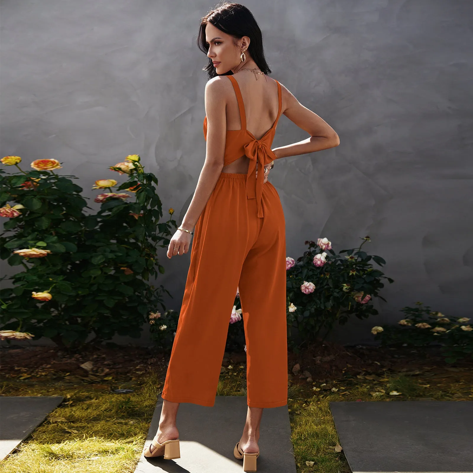Strapless Backless Slim Fit Jumpsuit