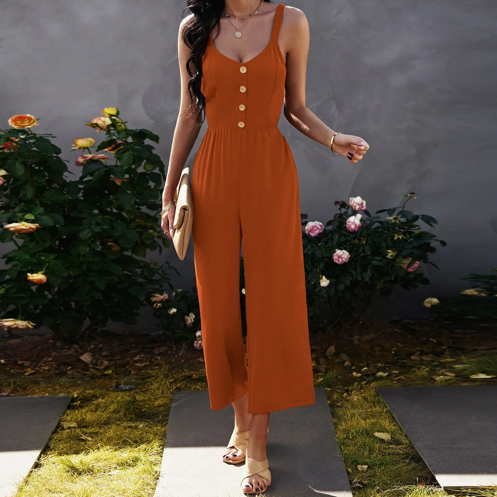 Strapless Backless Slim Fit Jumpsuit