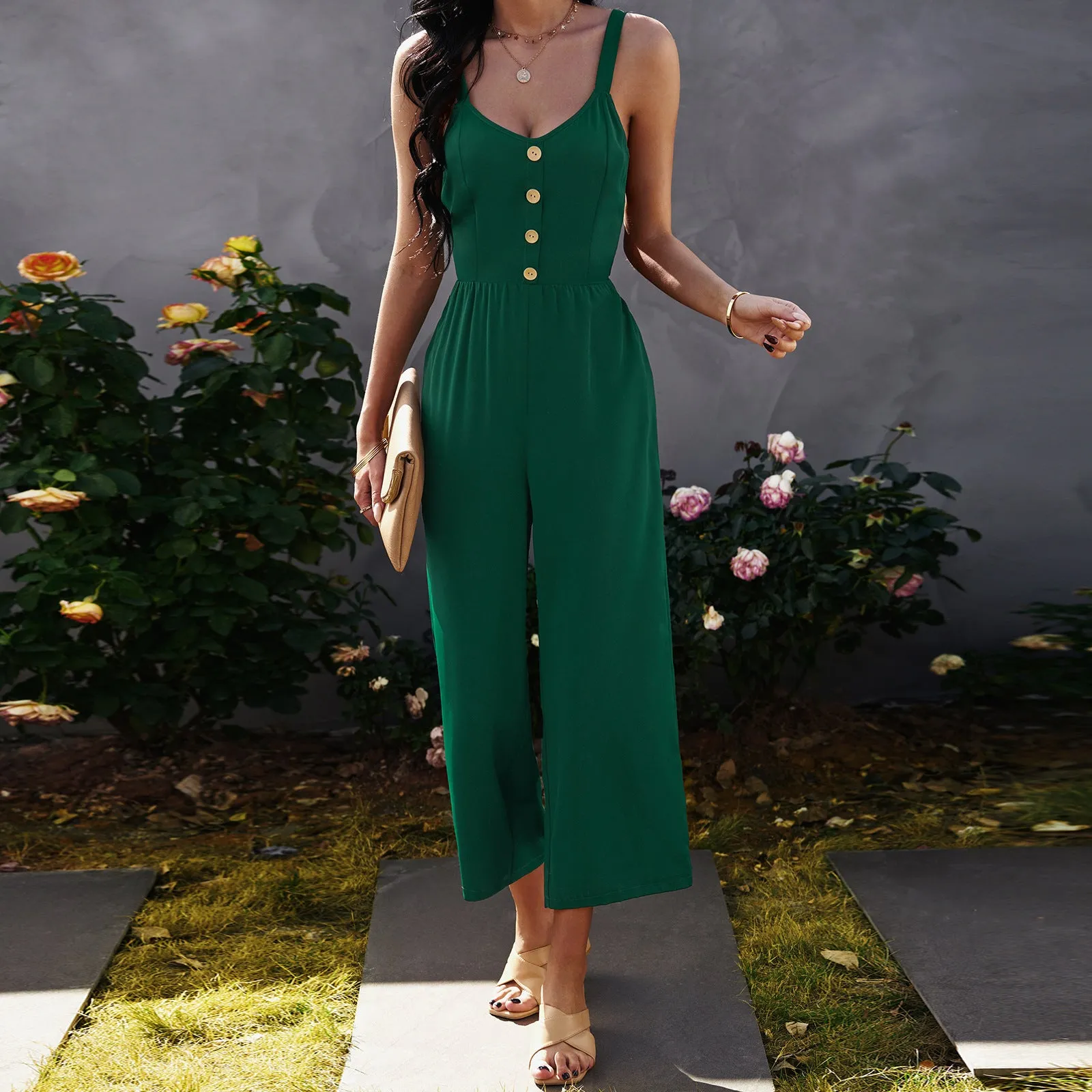 Strapless Backless Slim Fit Jumpsuit