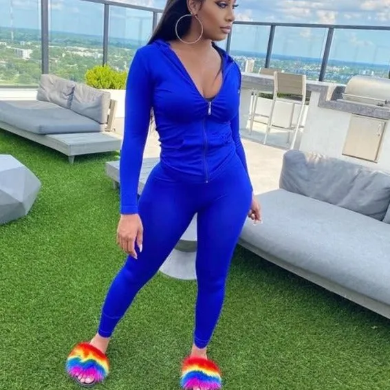 Streetwear Fall Two 2 Piece Set Women Outfits Matching Sets Hoodies Leggings Women Sweatsuit Ladies Tracksuit Female