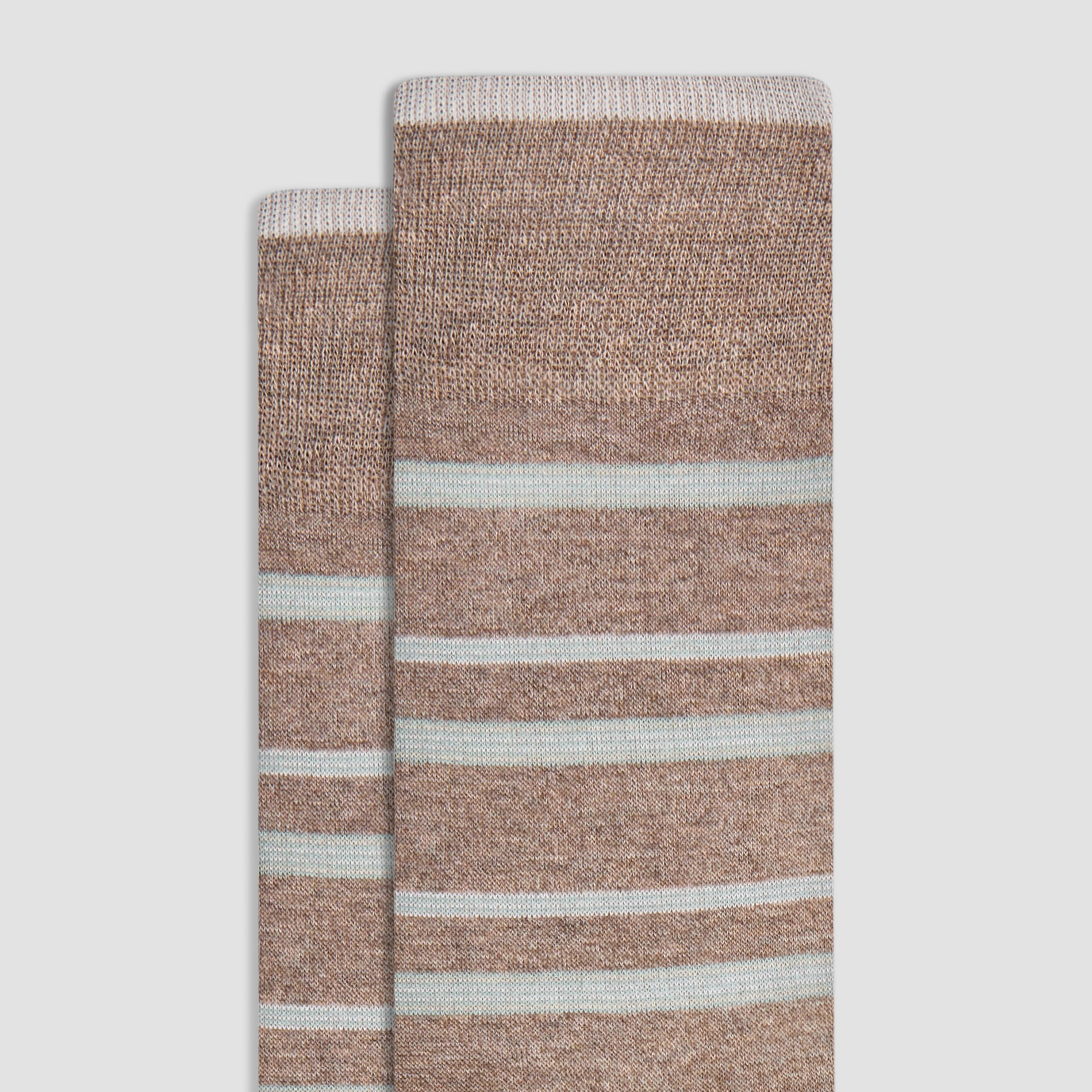 Striped Mid-Calf Socks