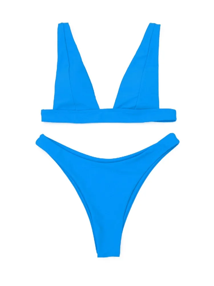 Stunning Marilyn Two-Piece Bikini Set - Beach Season Glamorous Look