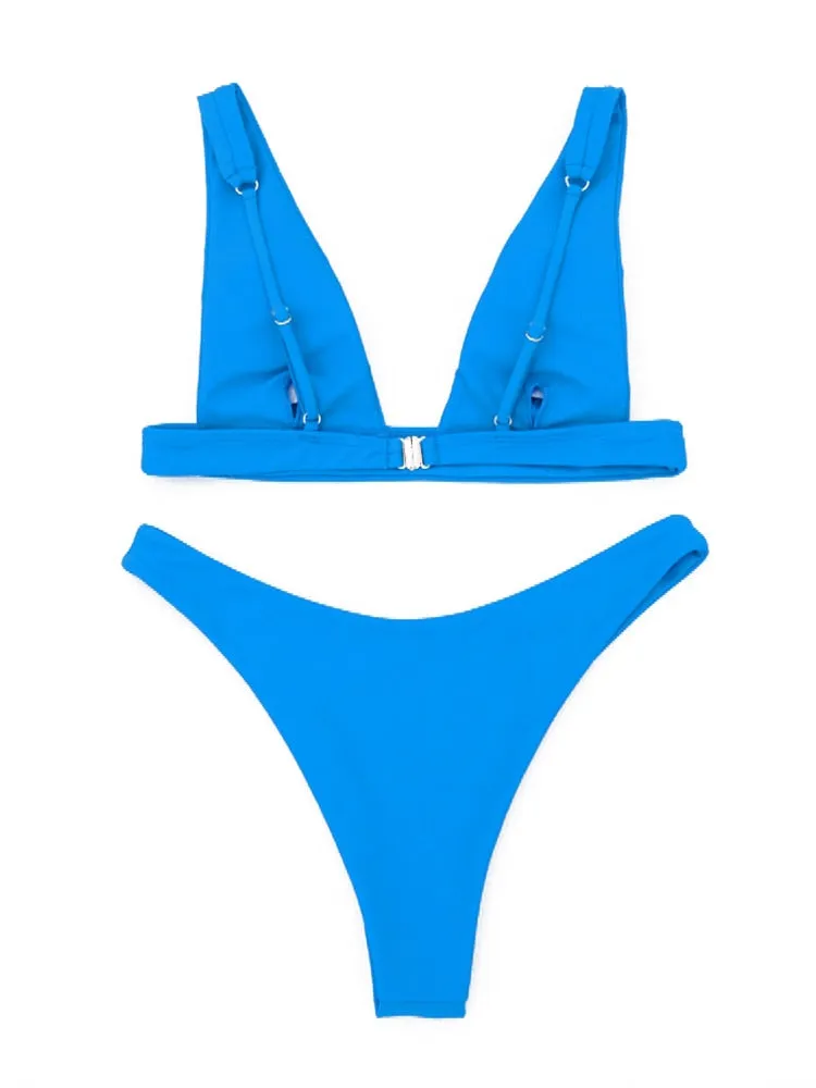 Stunning Marilyn Two-Piece Bikini Set - Beach Season Glamorous Look