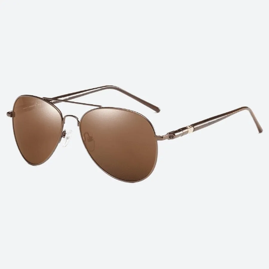 Stylish Polarised Alloy Frame Sunglasses