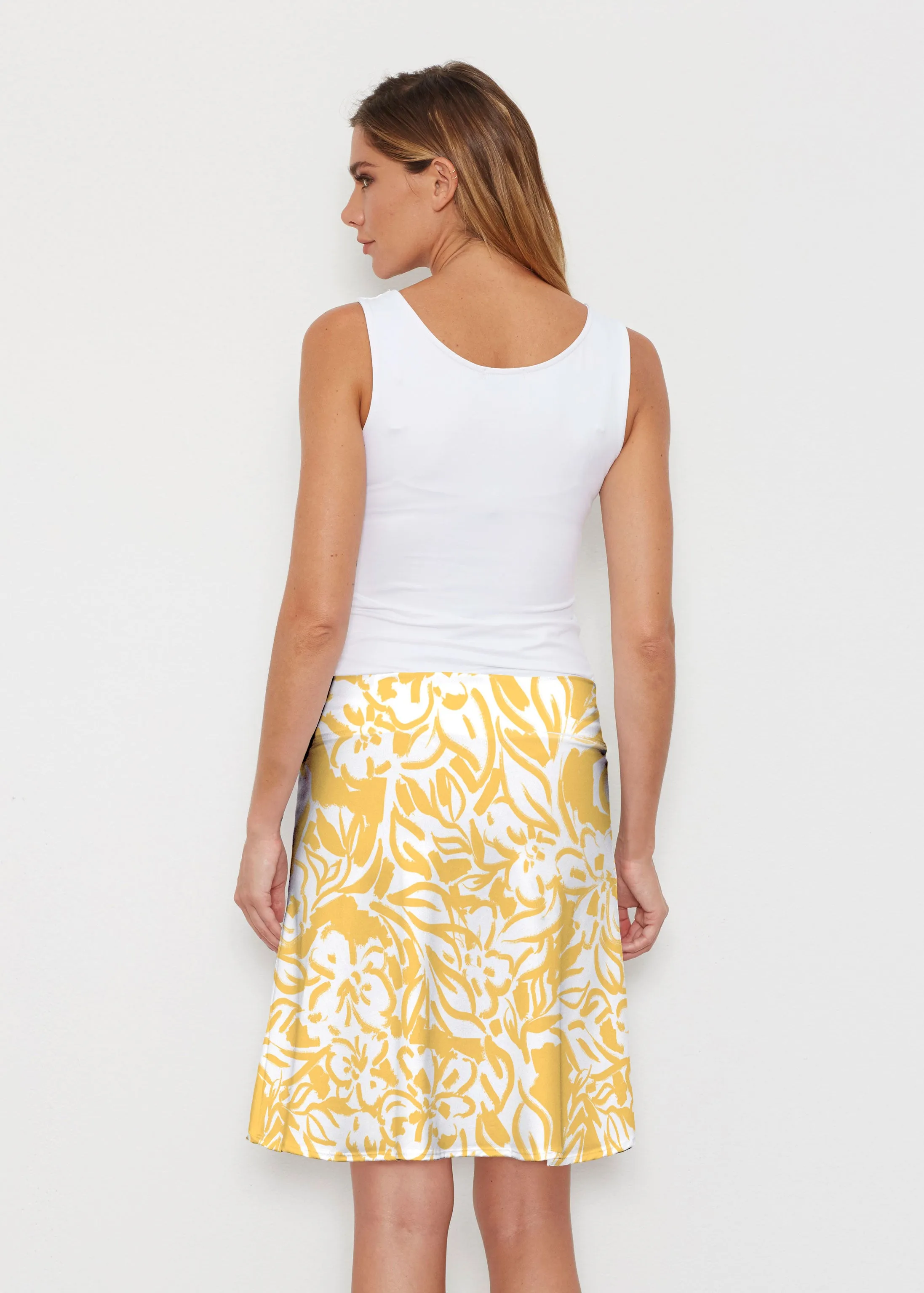 Summer Breeze Golden (8169) ~ Silky Brenda Skirt 21 inch