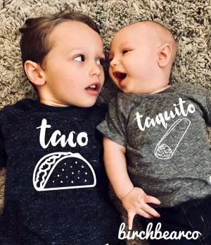 Taco Taquito Set Shirts
