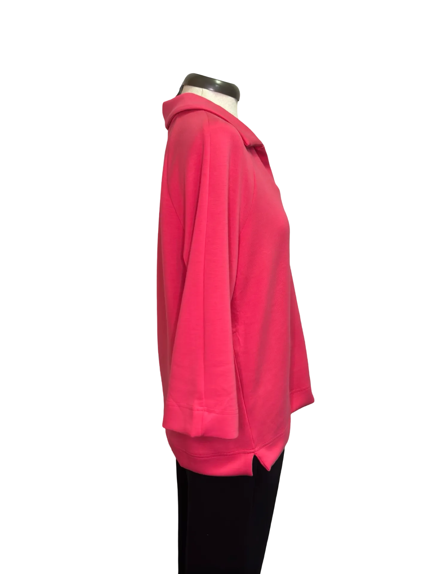 Techno Lux Johnny Collar Polo Top Beetroot