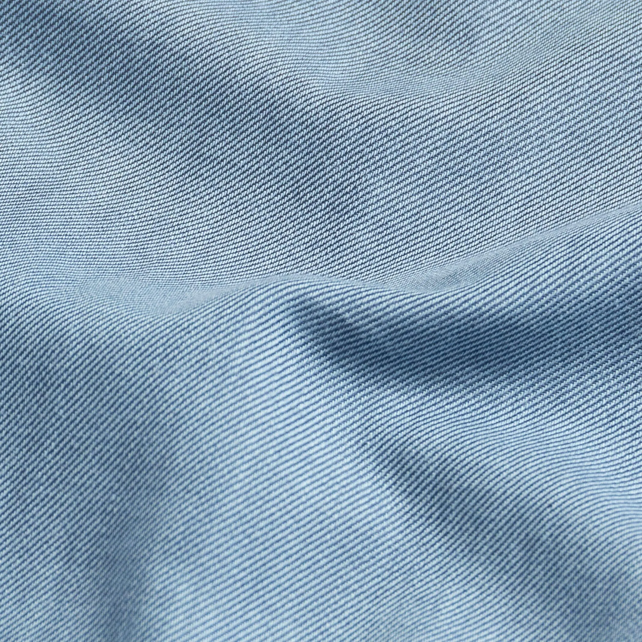 The Bay Blue Malone Washed Twill with Pearl Snaps Custom Shirt