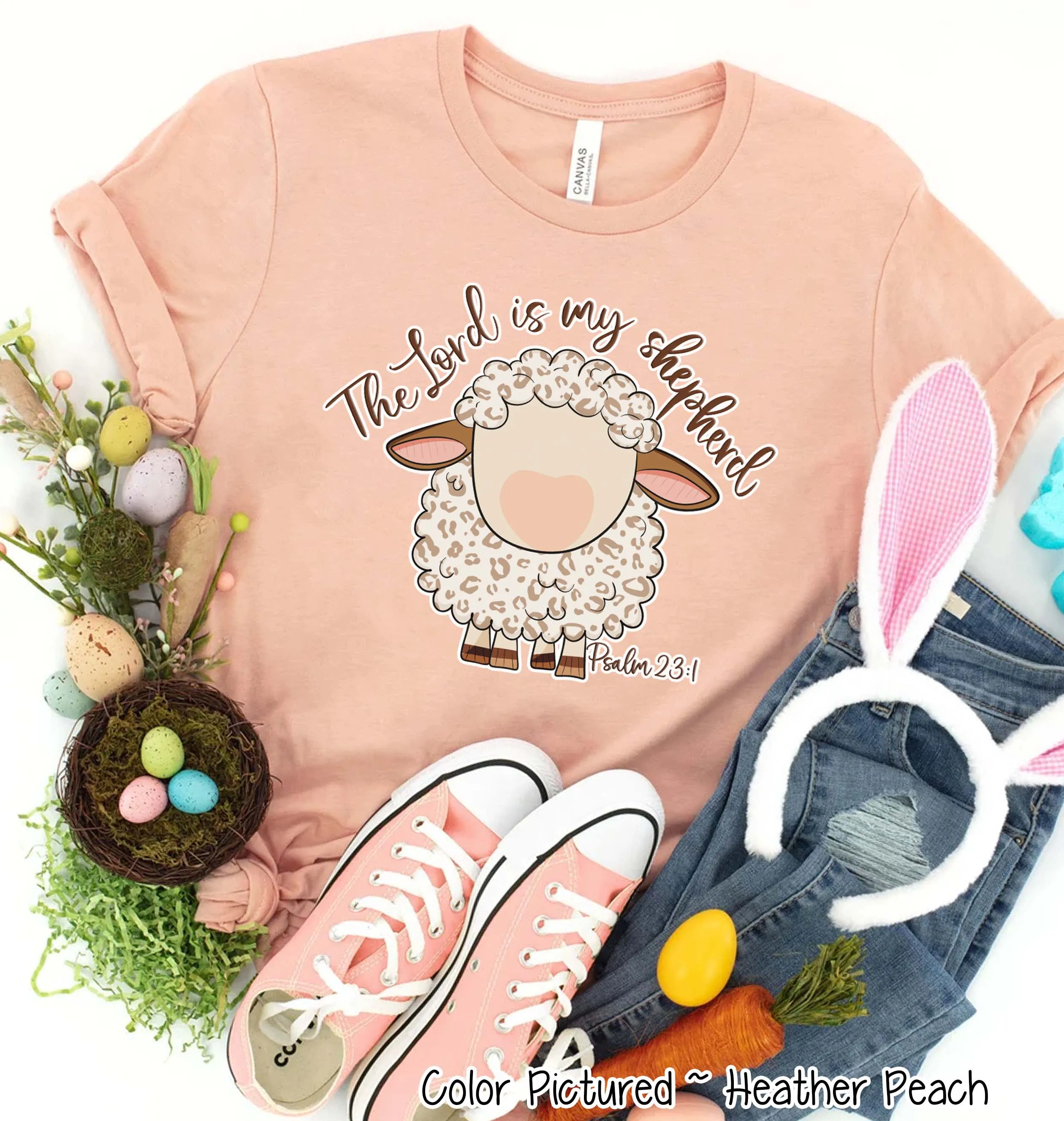 The Lord Is My Shepherd Easter Tee and Sweatshirt
