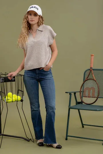 The Sutton Collared Sweater Vest