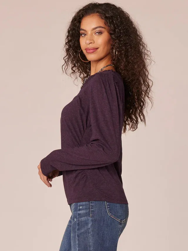 The Tamia Embroidered Detail Knit Top