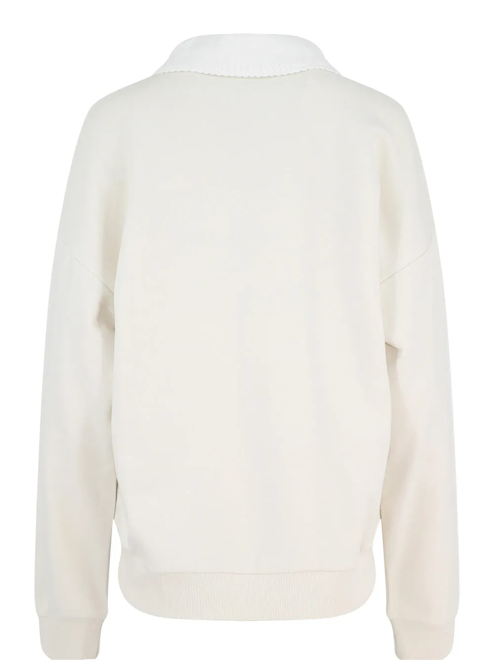 The Upside Pascal Collared Crew in Natural/Creme