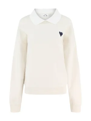 The Upside Pascal Collared Crew in Natural/Creme