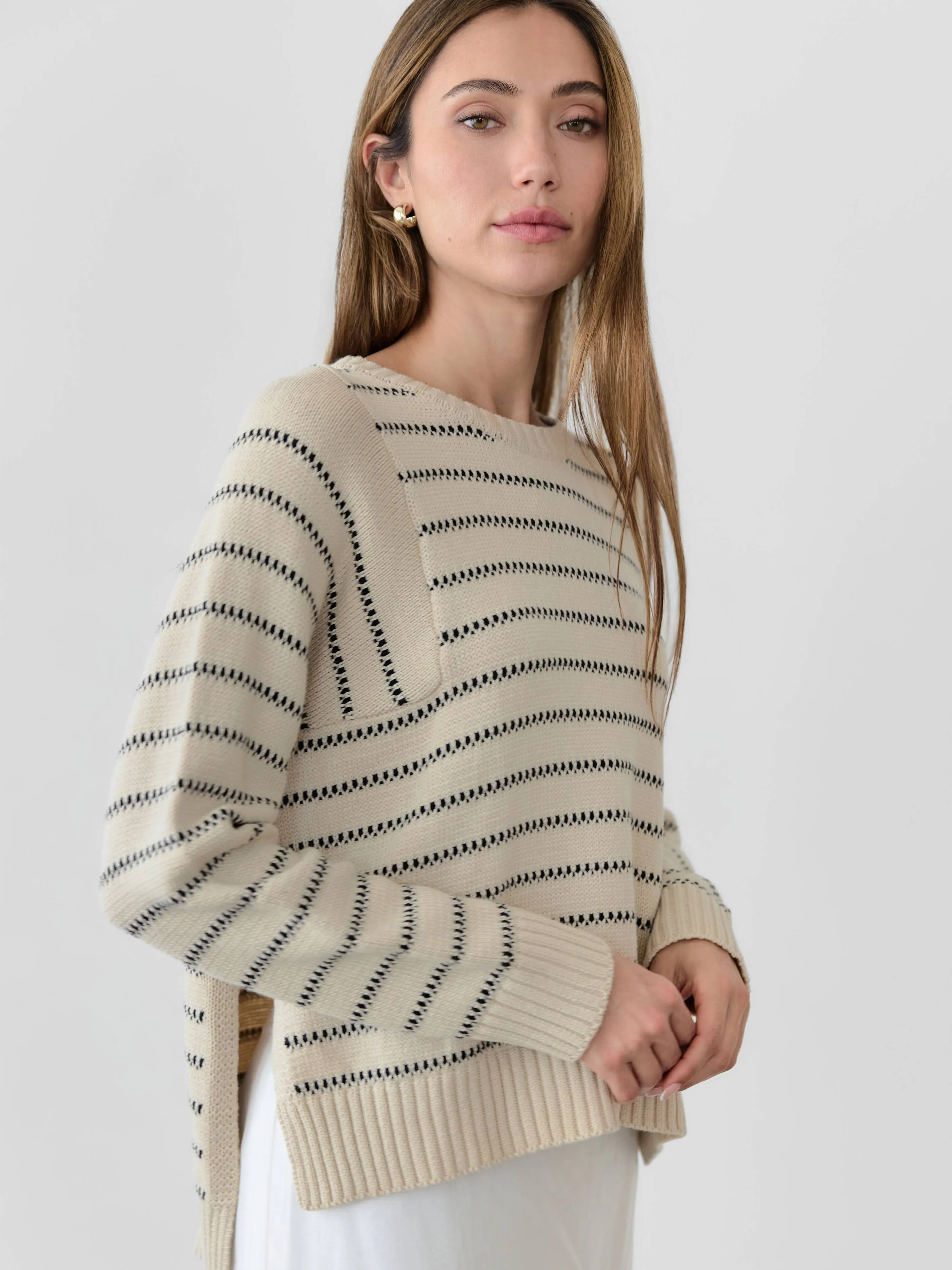 The Xanthe Sweater a Cozy Andalusian Stitch Sweater