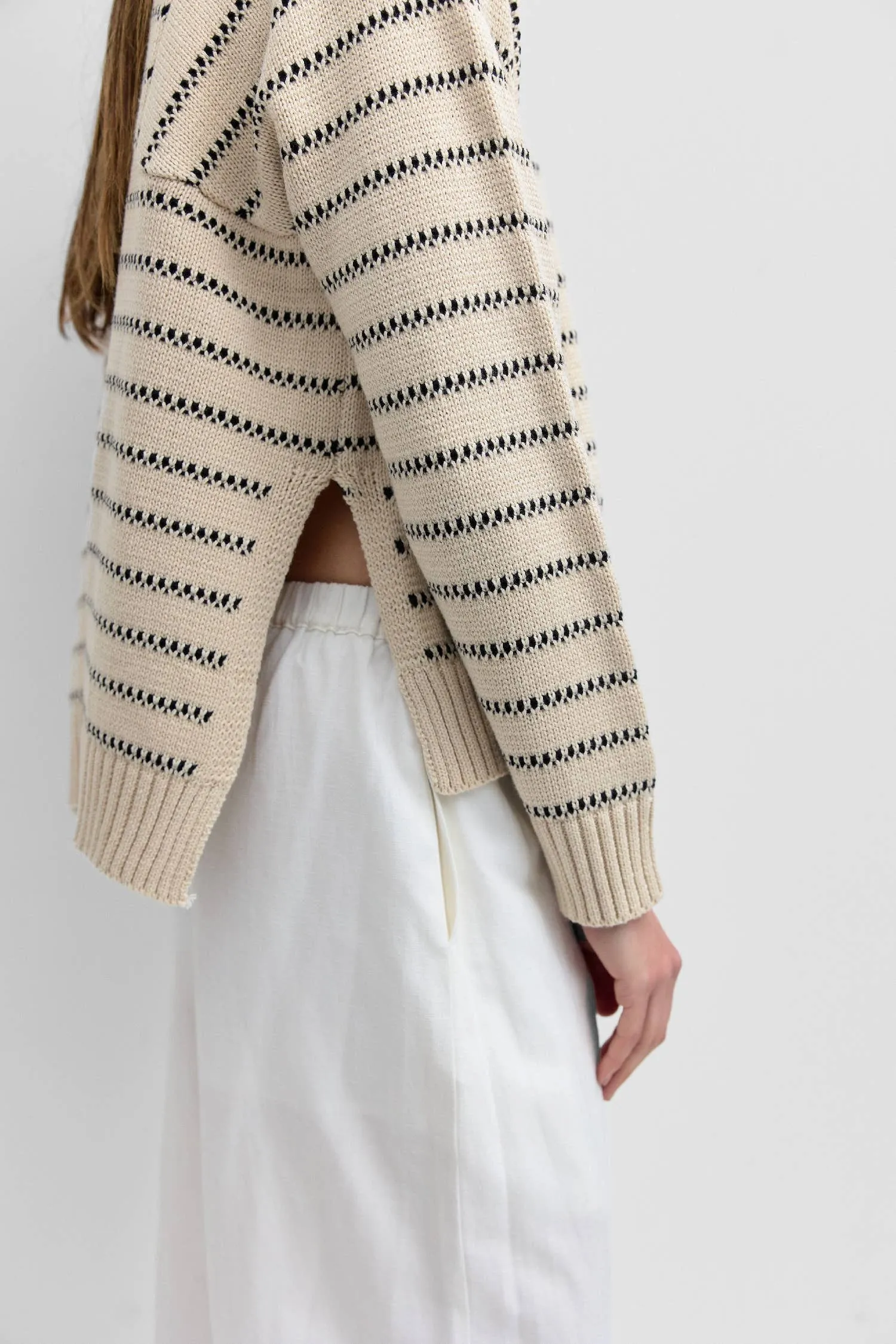 The Xanthe Sweater a Cozy Andalusian Stitch Sweater