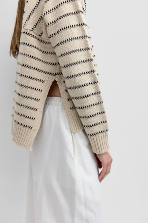 The Xanthe Sweater a Cozy Andalusian Stitch Sweater