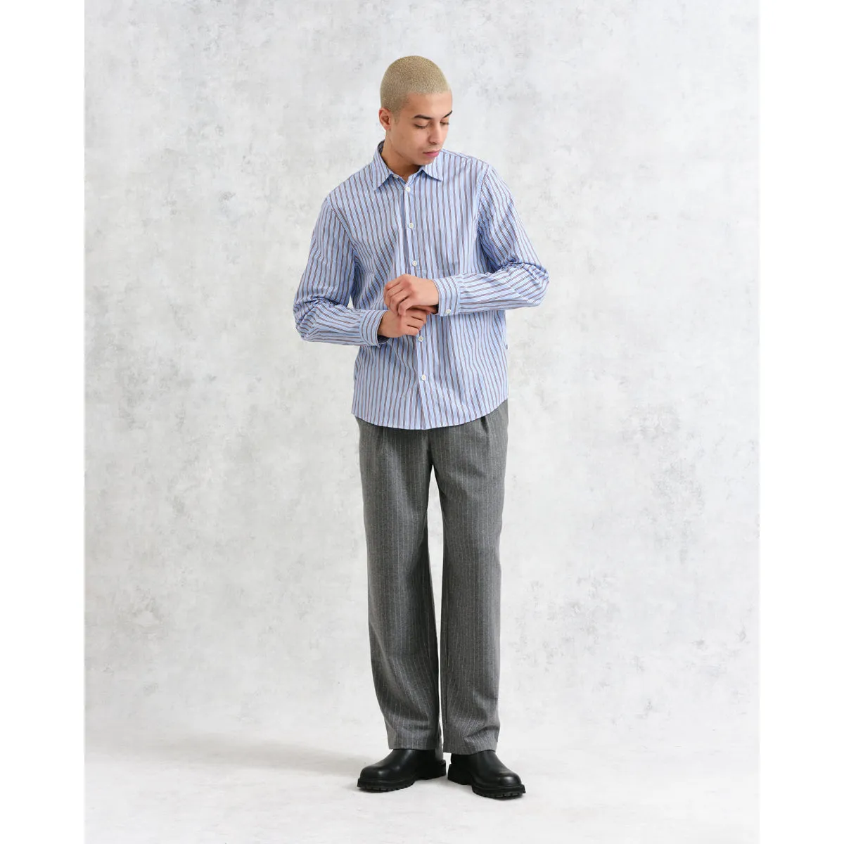 Trin L/S Shirt | Blue Multi