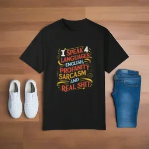 Unleash your Style with Sarcasm Cotton Tee