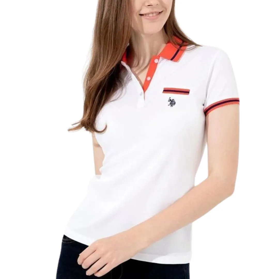 U.S. POLO ASSN. Polo Shirt Women 1381534-VR213-WHT