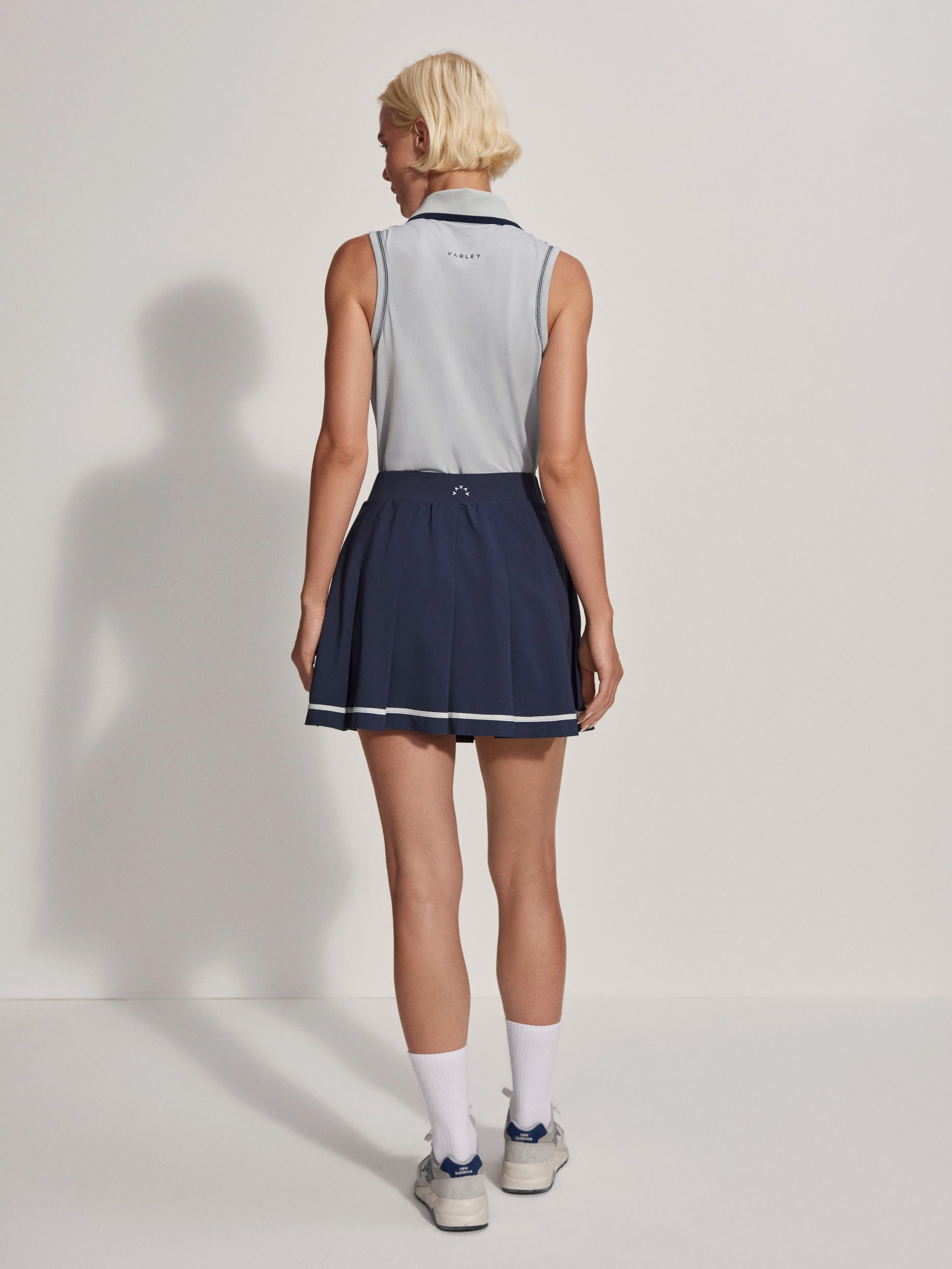 Varley Cammie Performance Tank in Pearl Blue