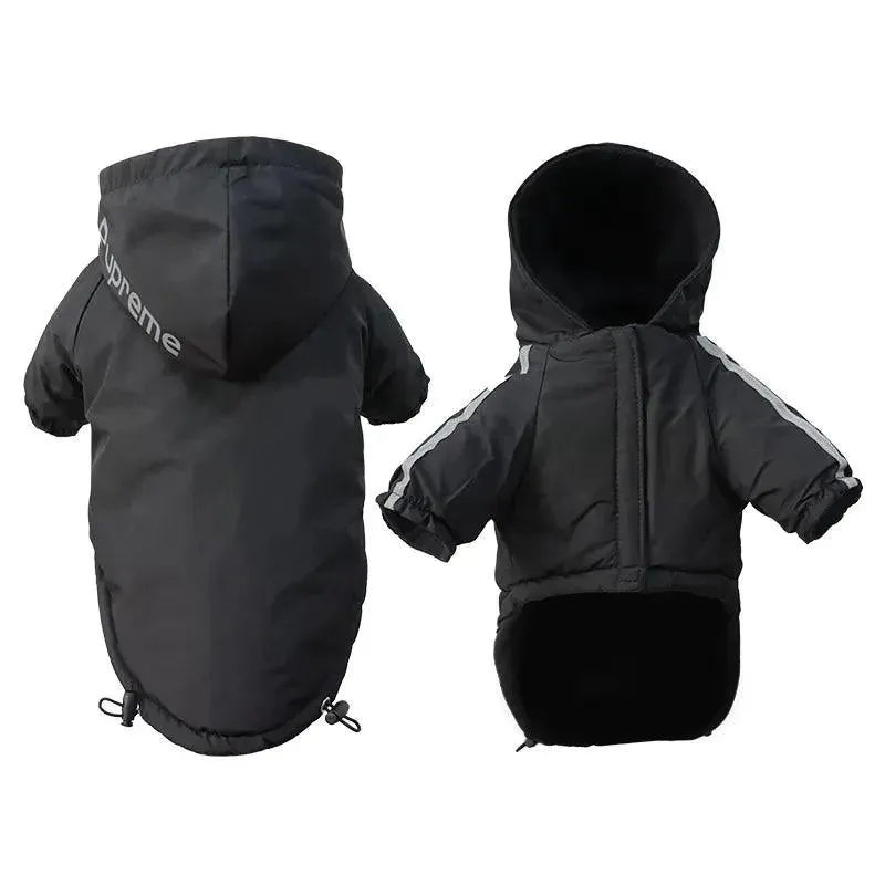 Warm Waterproof Dog Coat Autumn/Winter Hood
