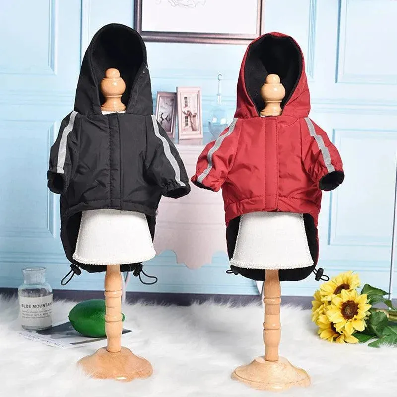 Warm Waterproof Dog Coat Autumn/Winter Hood