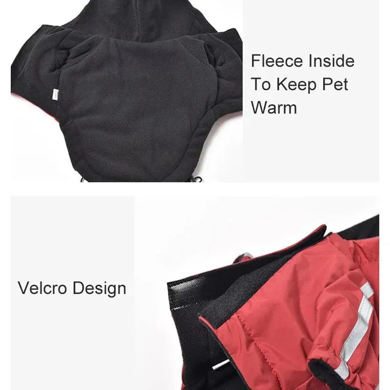 Warm Waterproof Dog Coat Autumn/Winter Hood