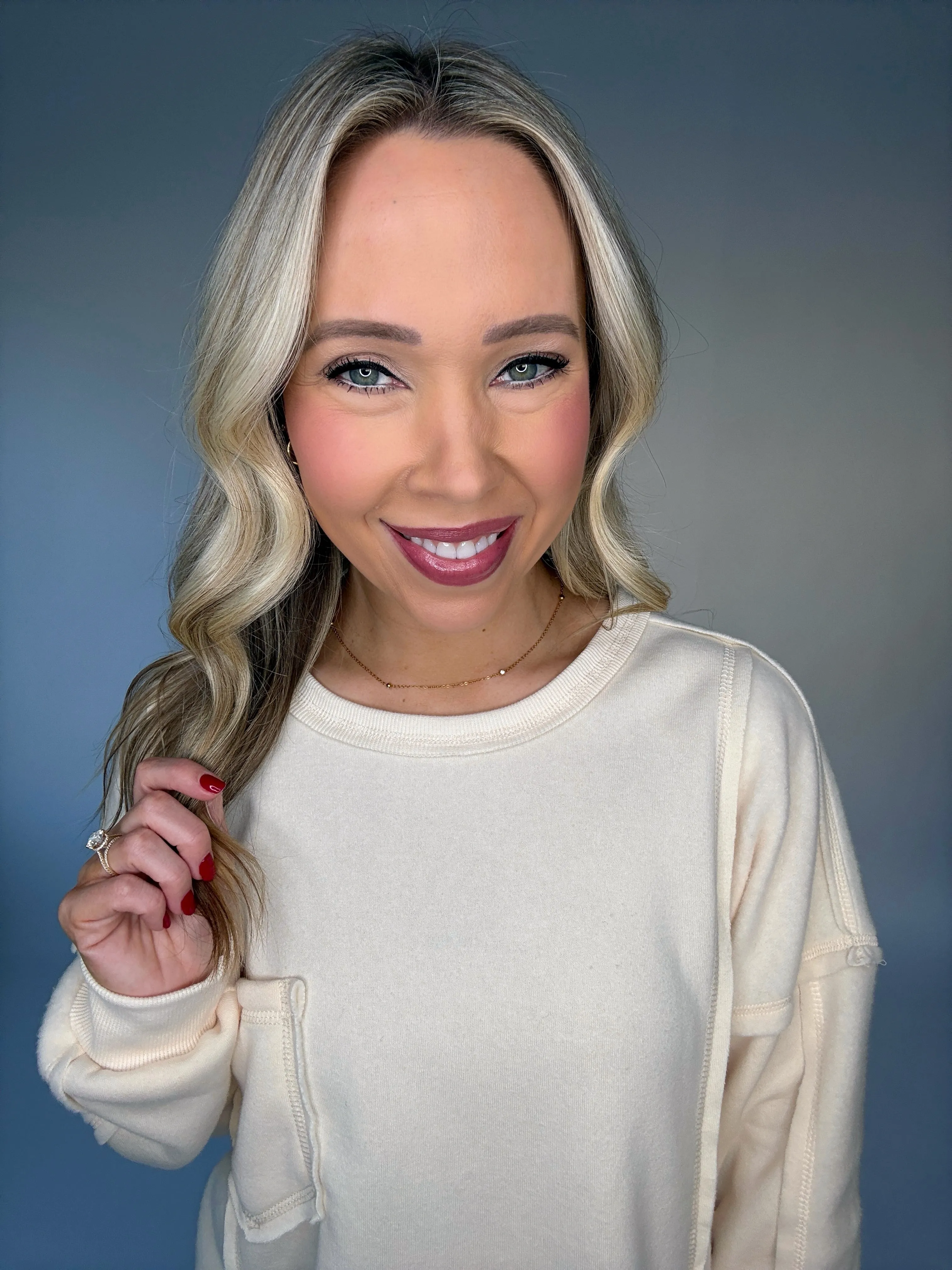 Weekend Bliss Pullover - Cream