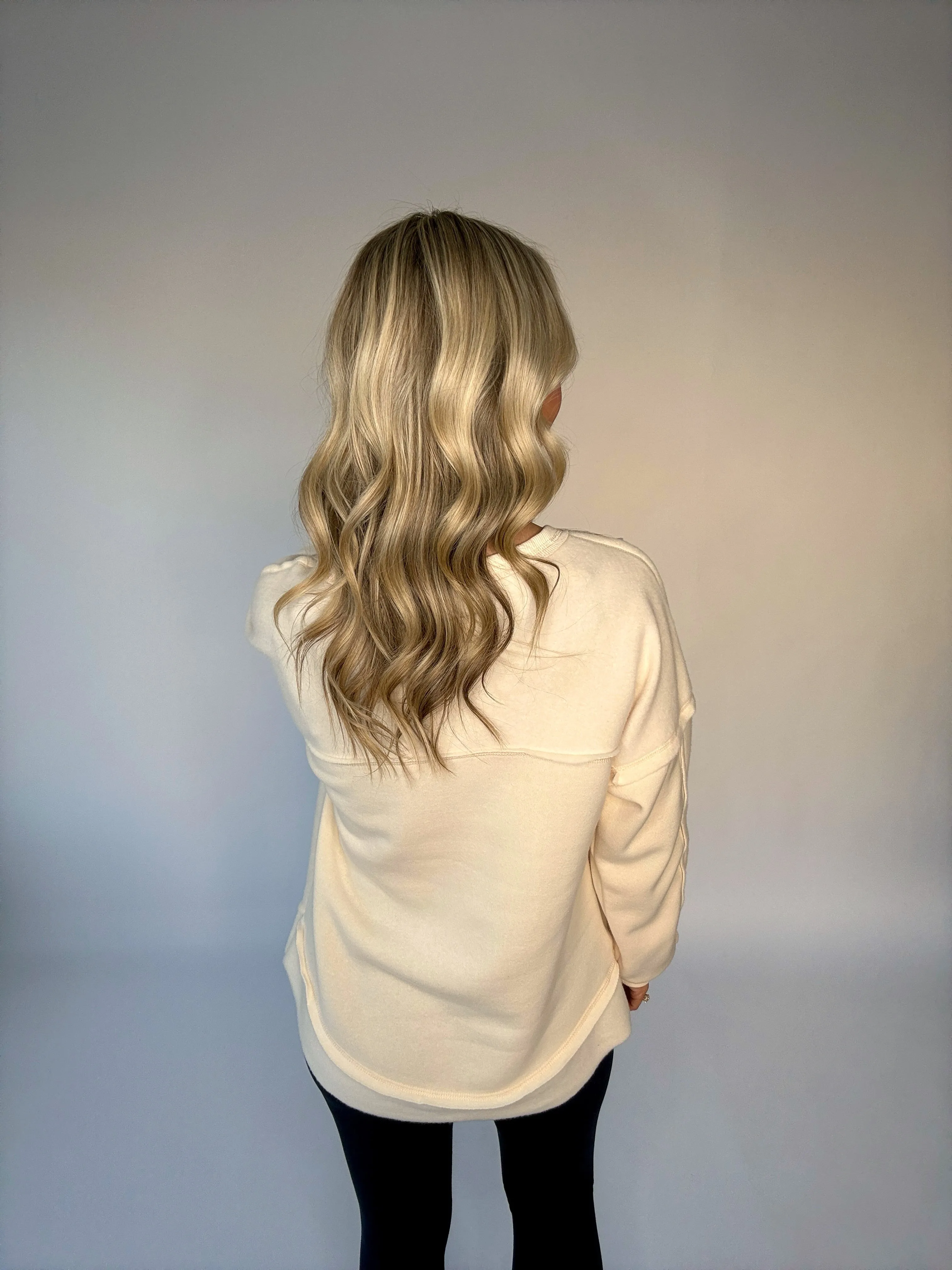 Weekend Bliss Pullover - Cream