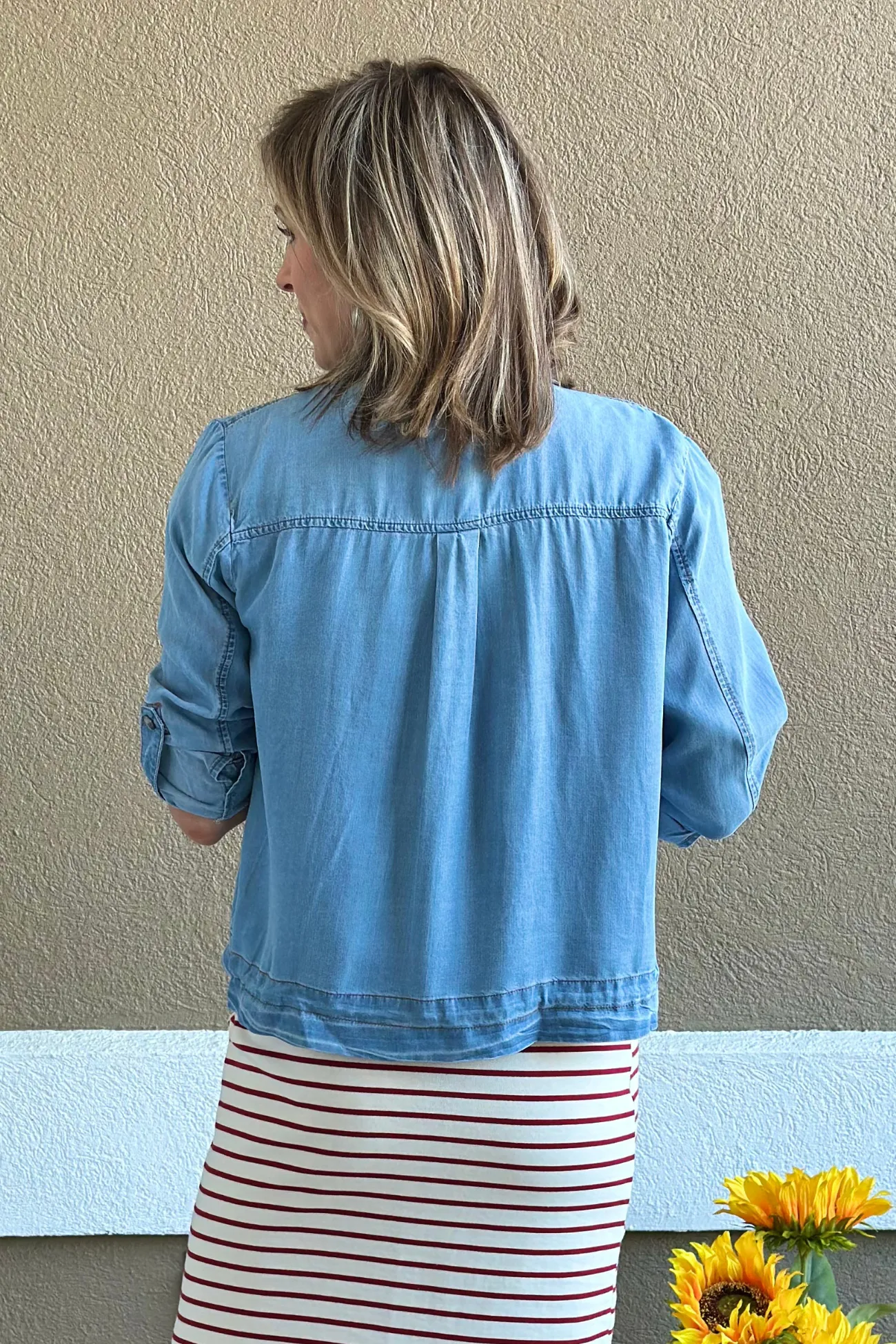 Weekend Escape Washed Tencel Jacket
