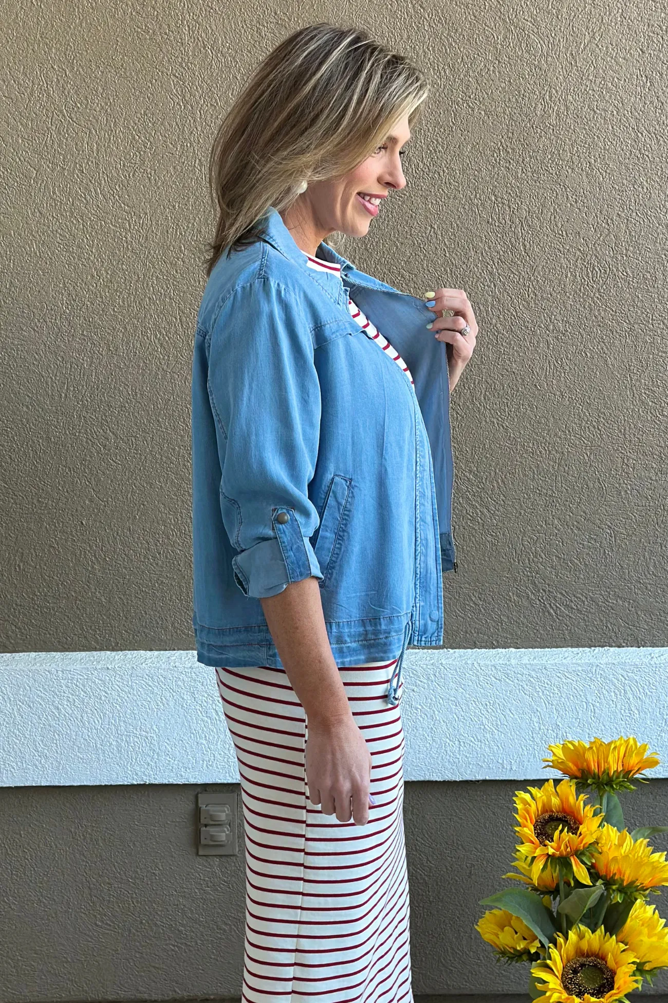 Weekend Escape Washed Tencel Jacket
