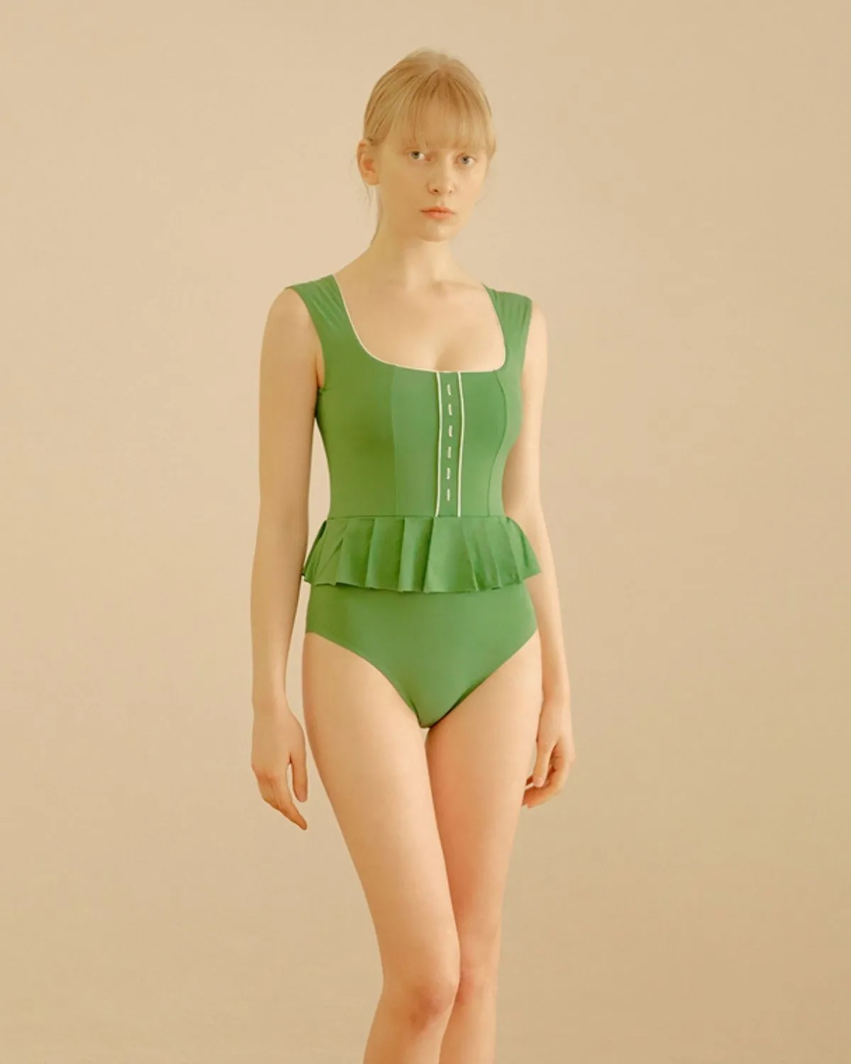 Weekend Farm Green Swimsuit