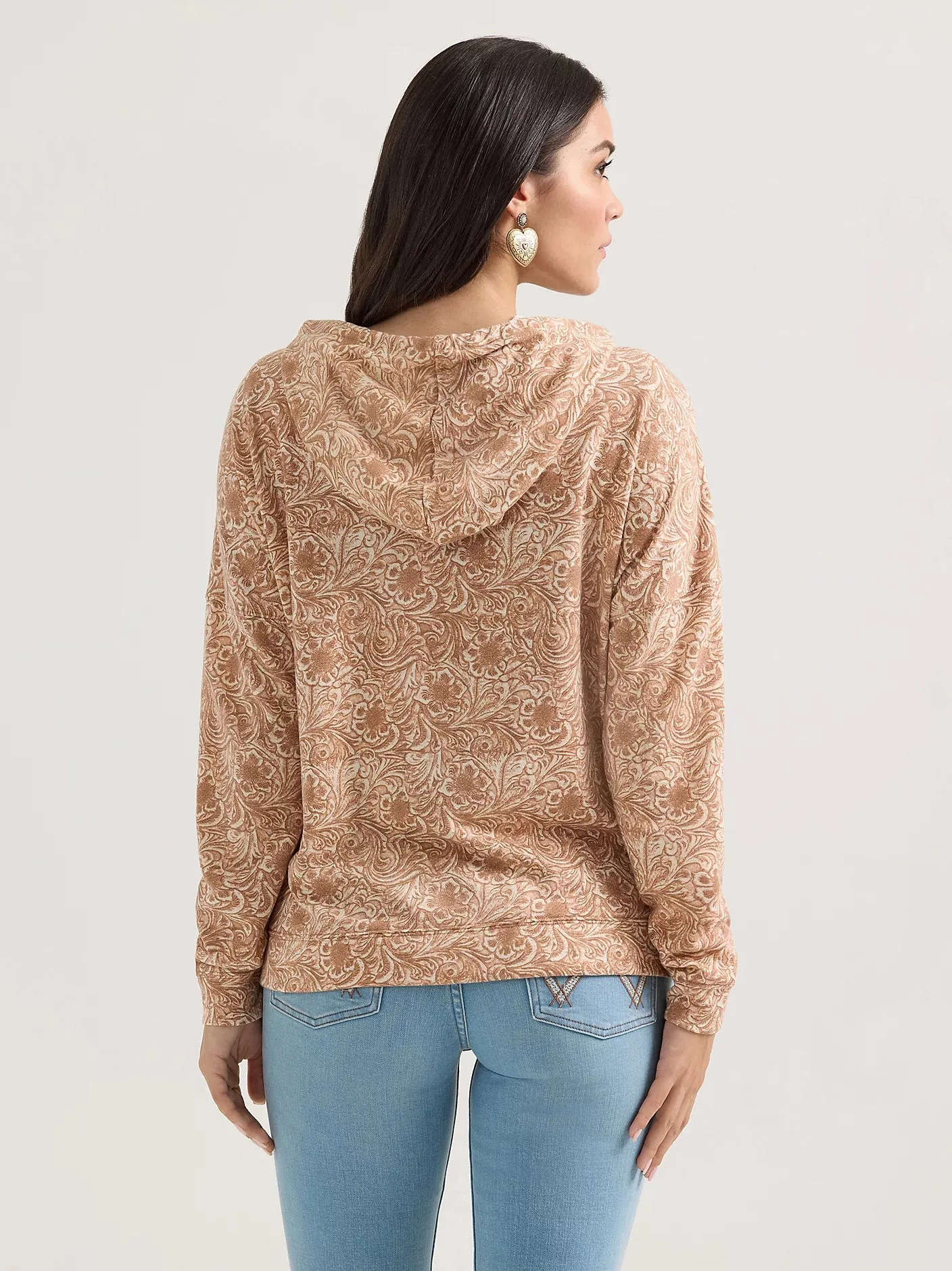 Women's Wrangler Geometric Relaxed Pullover Hoodie