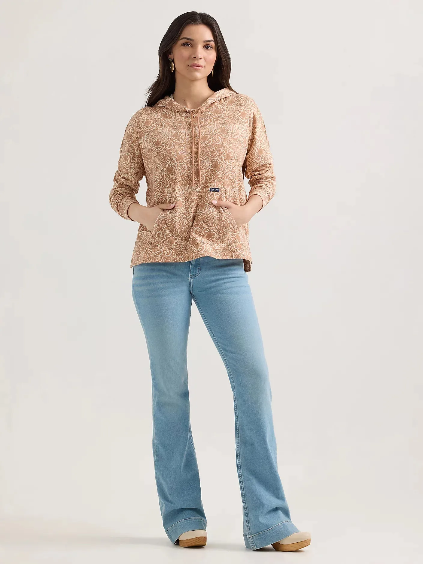Women's Wrangler Geometric Relaxed Pullover Hoodie
