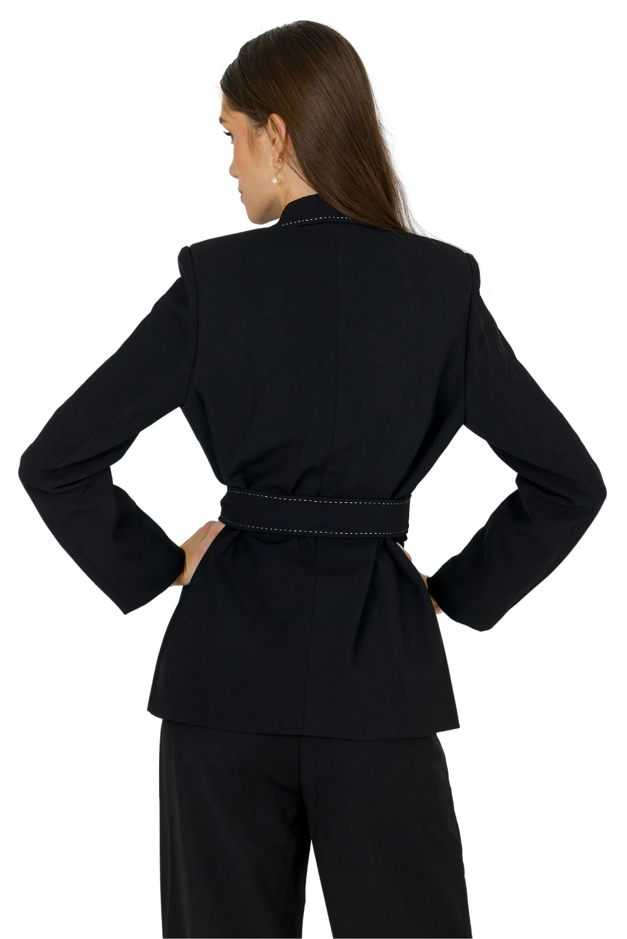Yena Blazer with Belt