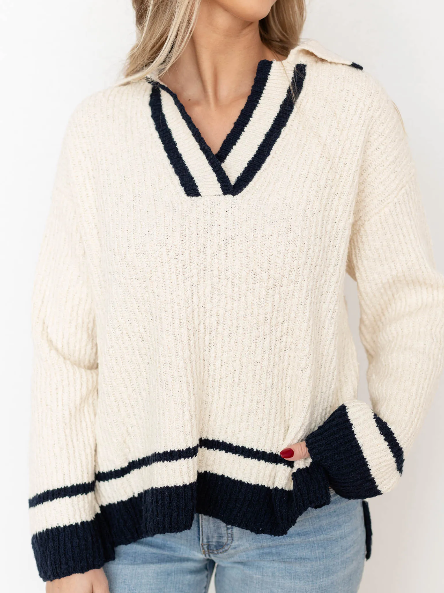 Z Supply Hammond Polo Sweater