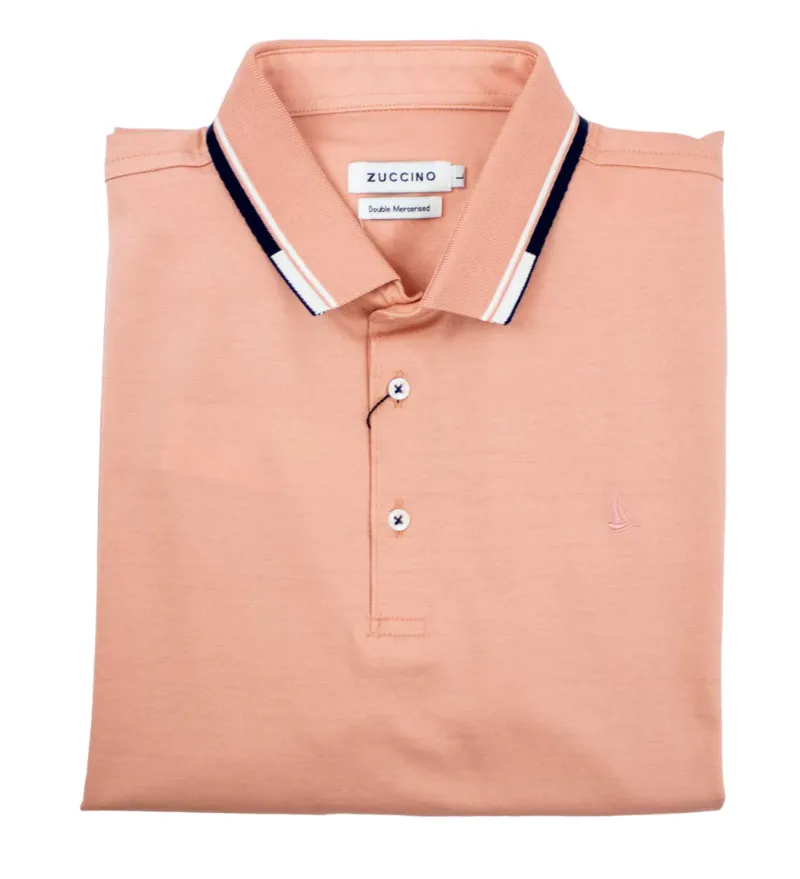 Zuccino Italy Melon Double Mecerized Golfer